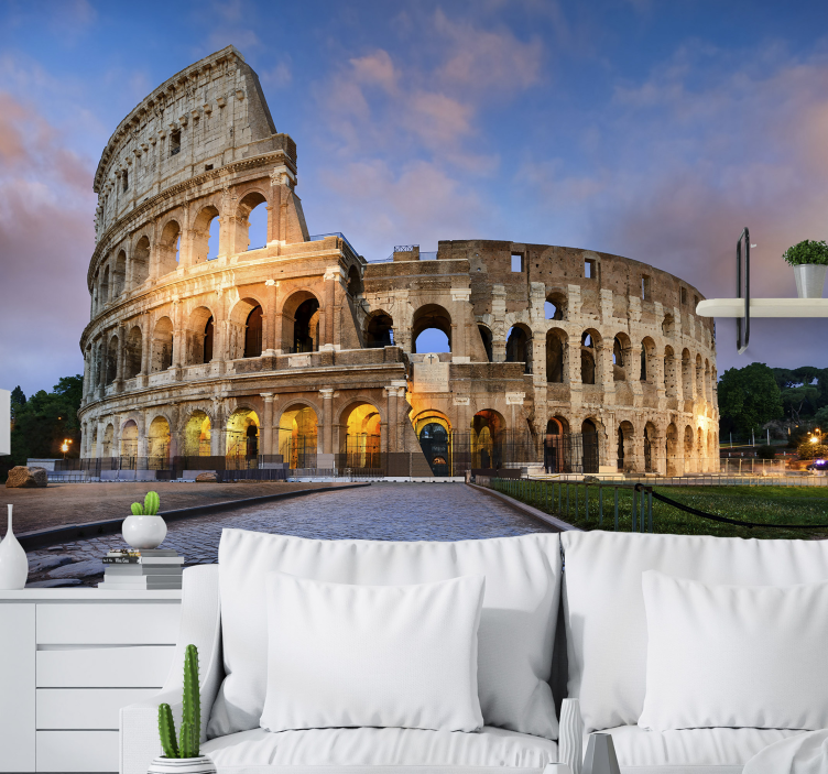 Fotobehang steden en landen colosseum van rome - TenStickers