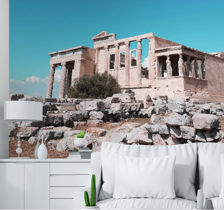 Fotobehang steden en landen oude tempelruïnes - TenStickers