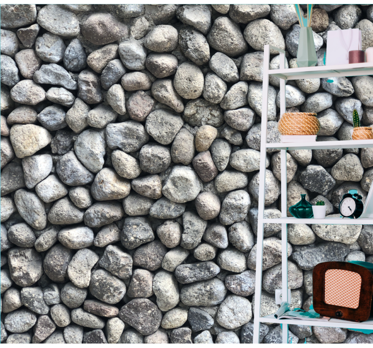 Fotobehang stenen met gestructureerd stenen oppervlak - TenStickers