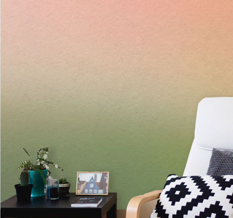 Kleurverloop vervagen fotobehang lijnen - TenStickers