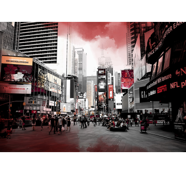 Stedelijke stadsgezicht scène foto behang New York - TenStickers
