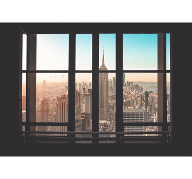 New York fotobehang in de ochtend - TenStickers