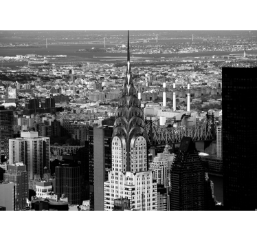 Stedelijk landschap chic foto behang New York - TenStickers