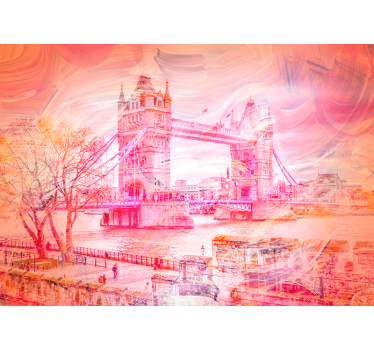 Fotobehang london london bridge contrast - TenStickers