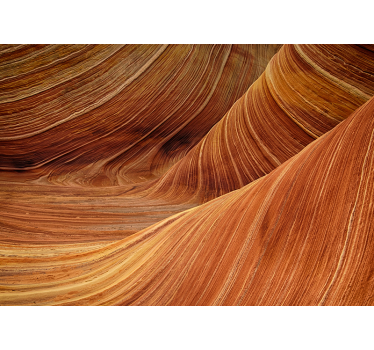 Rood zand landschap fotobehang - TenStickers