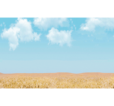 Lucht en tarwe fotobehang landschap - TenStickers