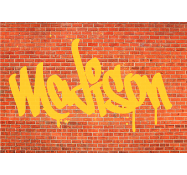 Graffiti fotobehang graffiti tekst kunst - TenStickers