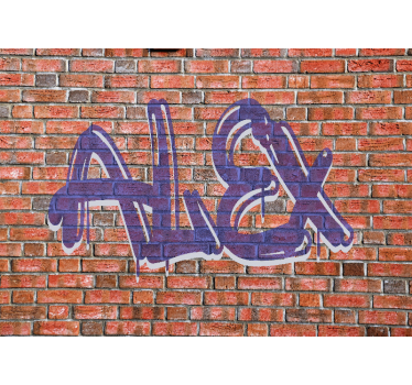 Graffiti fotobehang graffiti naam kunst - TenStickers