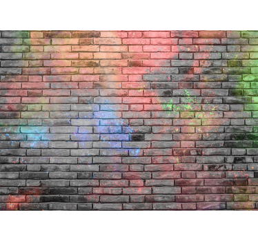 Graffiti fotobehang stedelijke kleurenexplosie - TenStickers