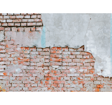Fotobehang bakstenen exposed brick textuur - TenStickers