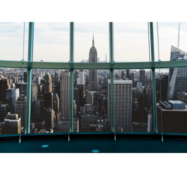 Foto behang new york empire state stadgezicht - TenStickers