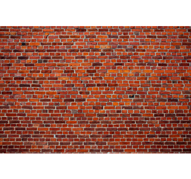 Fotobehang bakstenen rustiek baksteenmotief - TenStickers