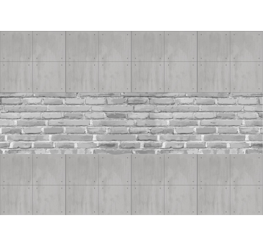 Betonpanelen Fotobehang badkamer - TenStickers
