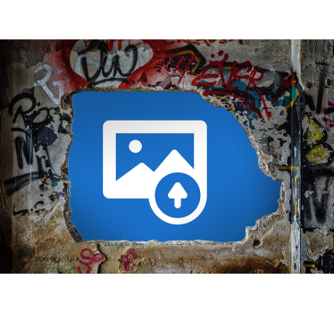Skateboardactie graffiti fotobehang - TenStickers