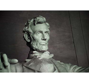 Lincoln monument van dichtbij foto behang New York - TenStickers