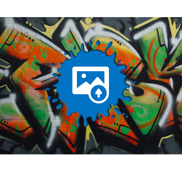 Graffiti fotobehang urban straatsfeer - TenStickers