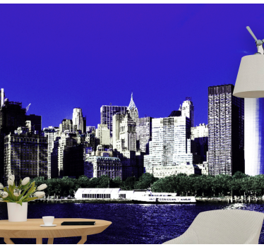 Foto behang new york skyline van new york - TenStickers