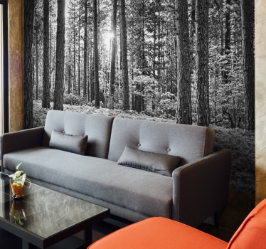 Fotobehang winter bos - TenStickers