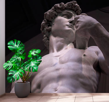 Fotobehang klassieke kunst michelangelo's marmeren beeld - TenStickers