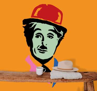 Fotobehang kunst iconische stille filmster - TenStickers