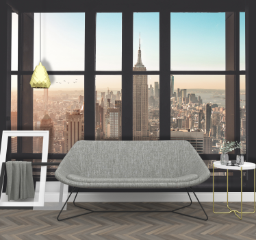 New York fotobehang in de ochtend - TenStickers