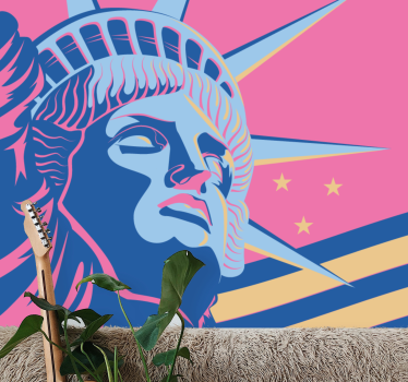 Fotobehang steden en landen liberty monument - TenStickers