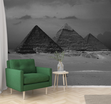 Fotobehang woestijn Zaalpiramides van egypte - TenStickers