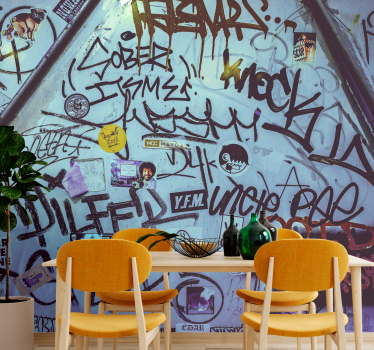 Graffiti fotobehang urban tagging kunst - TenStickers
