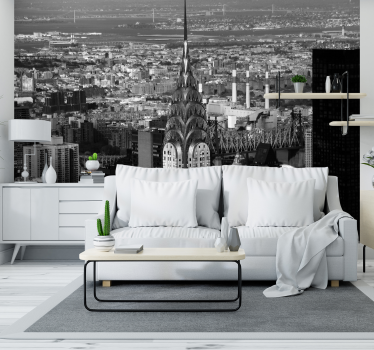 Stedelijk landschap chic foto behang New York - TenStickers