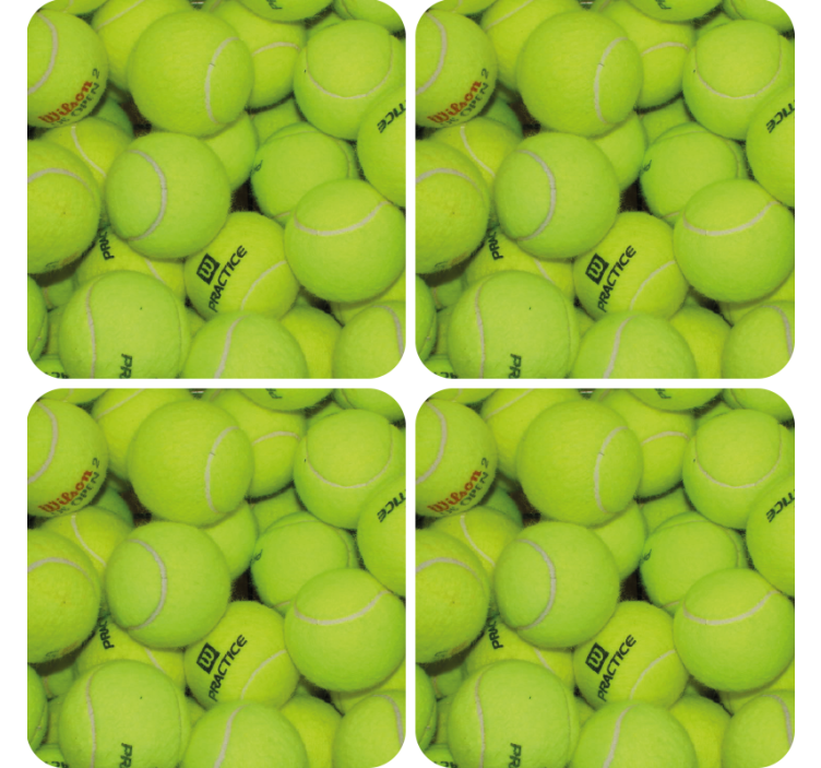 Moderne onderzetters Tennisballen - TenStickers