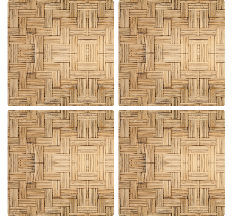 Geweven oppervlak onderzetters - TenStickers