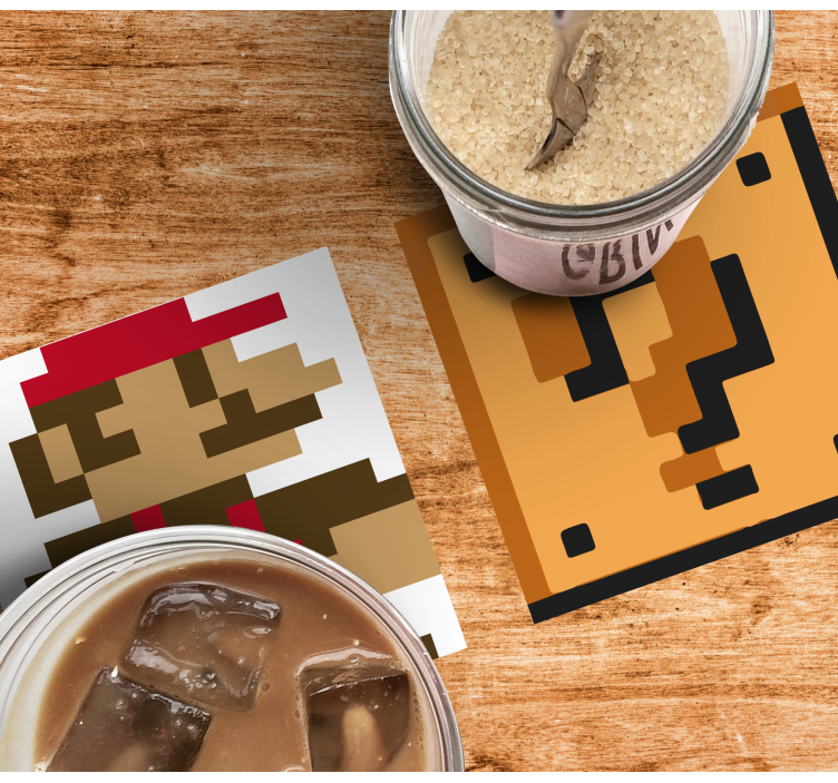 Enge onderzetters Super mario-thema's - TenStickers