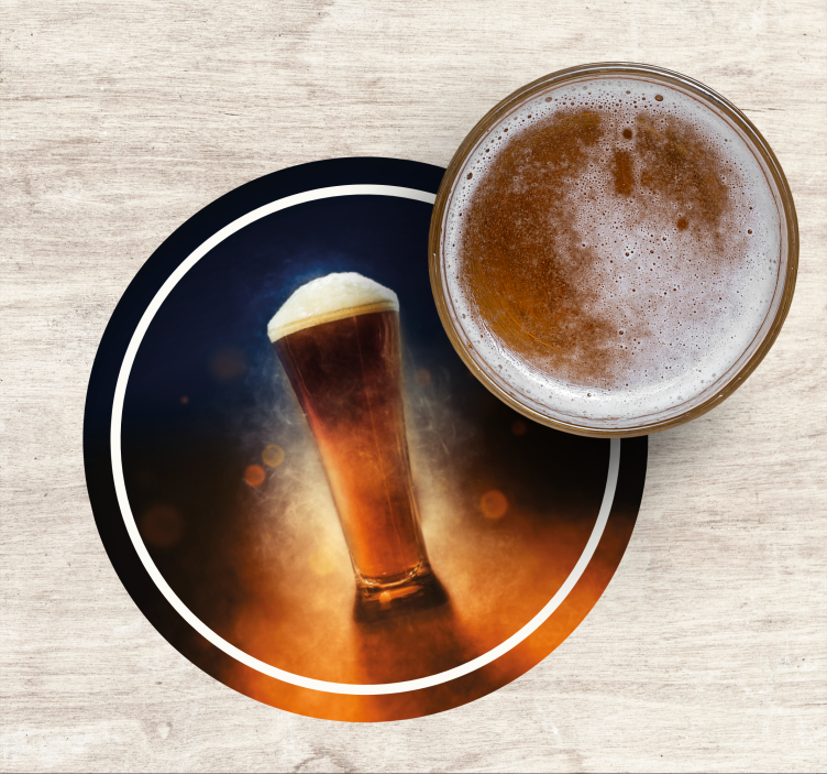 Bier onderzetters Vers bier ontwerp - TenStickers