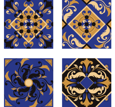 Tegel onderzetters Decoratieve tegels - TenStickers