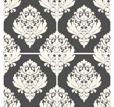Onderzetters met een ornate pattern surface - TenStickers