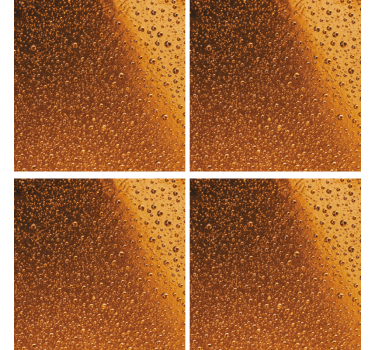 Bier onderzetters amber druppelpatronen - TenStickers