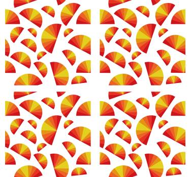 Onderzetters geometrische fanfarepatronen - TenStickers