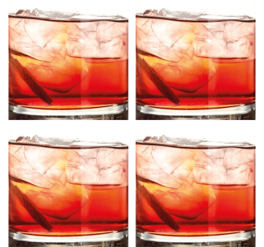 Bier onderzetters whiskey on rocks display - TenStickers