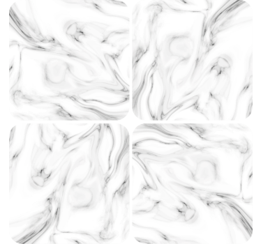 Onderzetters marmer swirl patroon - TenStickers