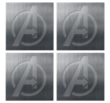 Enge onderzetters Superhelden 'a - TenStickers