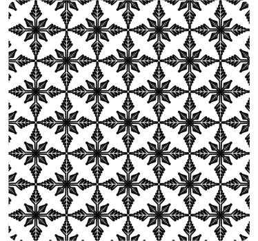 Onderzetters geometrisch zwart motief - TenStickers
