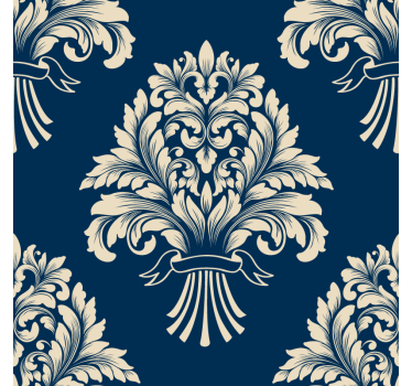 Vintage onderzetters met ingewikkeld loofmotief - TenStickers