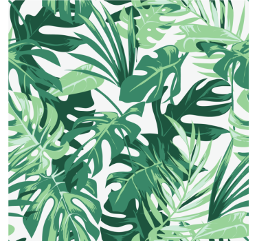 Onderzetters tropische blad inspiratie - TenStickers
