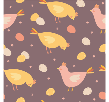 Onderzetters bruiloft met charmant vogelpatroon - TenStickers