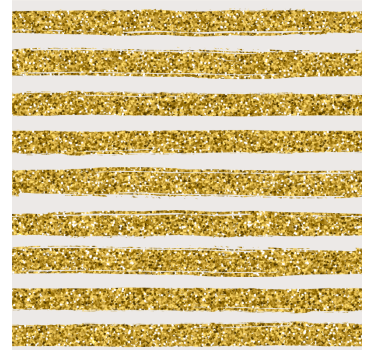 Onderzetters glitter gestreept patroon - TenStickers