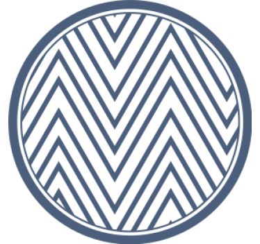 Onderzetters chevronpatroon oppervlak - TenStickers