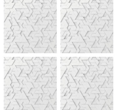 Onderzetters geometrisch textuurpatroon - TenStickers