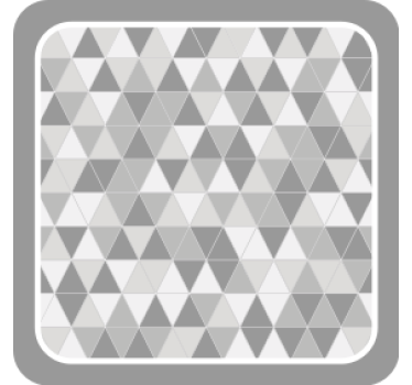 Onderzetters geometrisch driehoekpatroon - TenStickers
