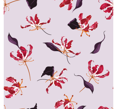Onderzetters bloemmotief elegantie - TenStickers