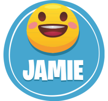 Gepersonaliseerde onderzetters met smiley gezicht - TenStickers